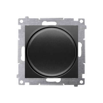 Regulator 1–10 V czarny mat Simon54 Kontakt-Simon DS9V.01/49