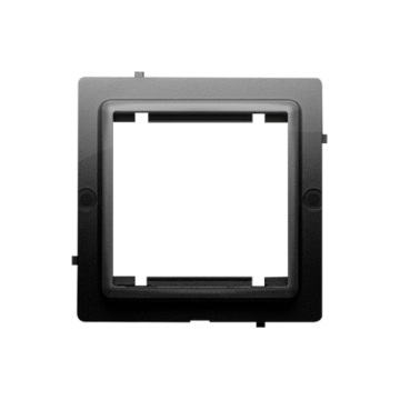 Adaper na osprzęt standardu 45x45 mm czarny mat Basic Kontakt-Simon BMA45M/49 Adaper na osprzęt standardu 45x45 mm czarny mat Basic Kontakt-Simon BMA45M/49