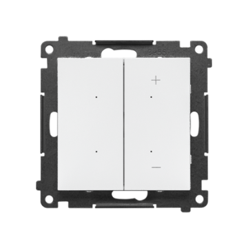 Ściemniacz do taśm LED RGBW 12-24V WiFi DIMMER biały mat Simon55 GO Kontakt-Simon TESRGB1W.01/111
