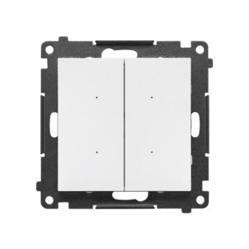 Sterownik podwójny WiFi SWITCH D biały mat Simon55 GO Kontakt-Simon TEW2W.01/111 Sterownik podwójny WiFi SWITCH D biały mat Simon55 GO Kontakt-Simon TEW2W.01/111
