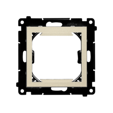 Adapter na osprzęt standardu 45x45 mm szampański mat Simon55 Kontakt-Simon TA45.01/144