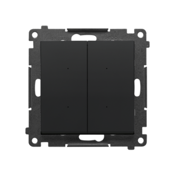 Sterownik podwójny WiFi SWITCH D czarny mat Simon55 GO Kontakt-Simon TEW2W.01/149 Sterownik podwójny WiFi SWITCH D czarny mat Simon55 GO Kontakt-Simon TEW2W.01/149