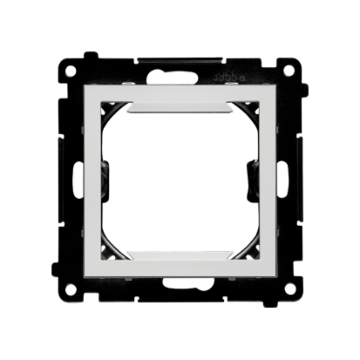 Adapter na osprzęt standardu 45x45 mm jasnoszary mat Simon55 Kontakt-Simon TA45.01/114
