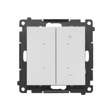 Ściemniacz LED WiFi 1-kanałowy DIMMER W jasnoszary mat Simon55 GO Kontakt-Simon TESW1W.01/114