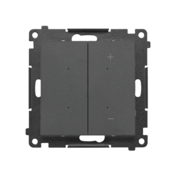 Ściemniacz do żarówek LED WiFi DIMMER grafitowy mat Simon55 GO Kontakt-Simon TESL1W.01/116