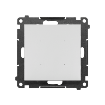 Sterownik oświetlenia WiFi SWITCH jasnoszary mat Simon55 GO Kontakt-Simon TEW1W.01/114