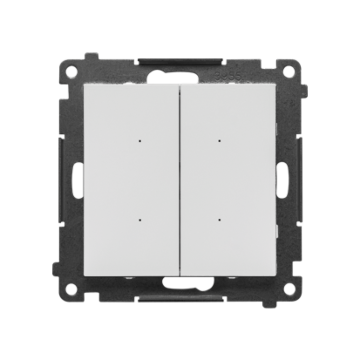 Sterownik podwójny WiFi SWITCH D jasnoszary mat Simon55 GO Kontakt-Simon TEW2W.01/114 Sterownik podwójny WiFi SWITCH D jasnoszary mat Simon55 GO Kontakt-Simon TEW2W.01/114
