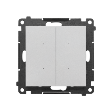 Sterownik podwójny WiFi SWITCH D aluminium mat Simon55 GO Kontakt-Simon TEW2W.01/143