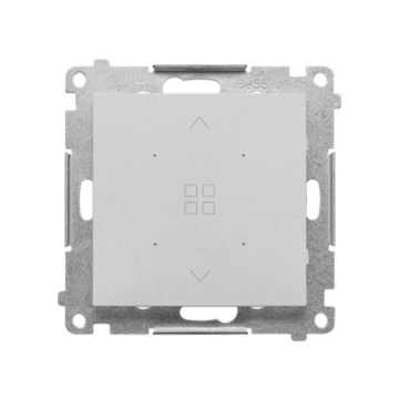 Sterownik grupowy roletowy aluminium mat Simon55 Kontakt-Simon TEZ1G.01/143