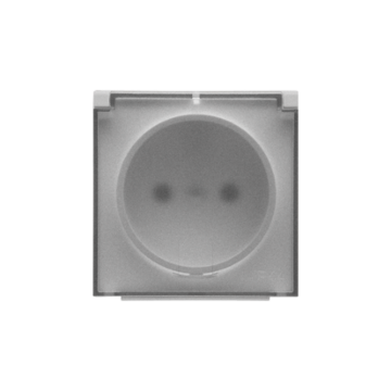 Pokrywa do gniazda klapka aluminium mat IP20/IP44 Simon55 Kontakt-Simon TGZ1BUZP/143A