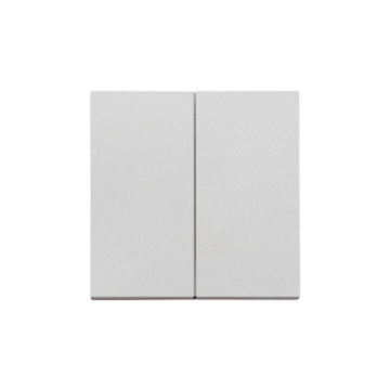 Klawisz podwójny aluminium mat Simon55 Kontakt-Simon TKW6/2/X/143
