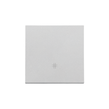 Klawisz pojedynczy aluminium mat Simon55 Kontakt-Simon TKW7/143