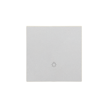 Klawisz pojedynczy aluminium mat Simon55 Kontakt-Simon TKWS1/143