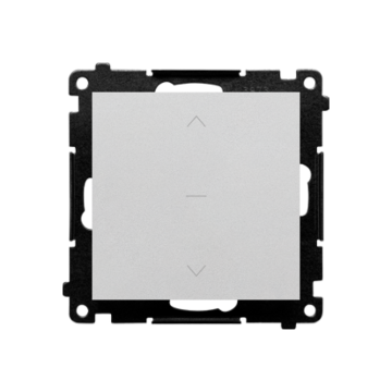 Przycisk żaluzjowy pojedynczy aluminium mat Simon55 Kontakt-Simon TZP1K.01/143