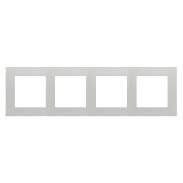 Ramka 4-krotna aluminium mat Simon55 Kontakt-Simon TR4/143