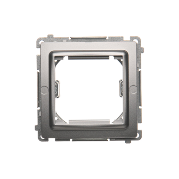 Adaper na osprzęt standardu 45x45 mm srebrny mat Basic Kontakt-Simon BMA45M/43 Adaper na osprzęt standardu 45x45 mm srebrny mat Basic Kontakt-Simon BMA45M/43