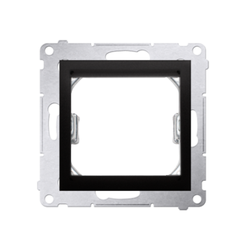 Adapter na osprzęt standardu 45x45 mm czarny mat Simon54 Kontakt-Simon DA45.01/49 Adapter na osprzęt standardu 45x45 mm czarny mat Simon54 Kontakt-Simon DA45.01/49