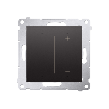 Ściemniacz LED WiFi antracyt, metalizowany Simon54 GO Kontakt-Simon DESW1W.01/48