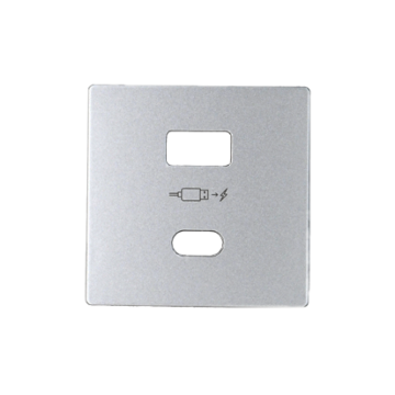 Pokrywa do ładowarki USB typ A+C aluminium Simon82 Kontakt-Simon 8201296-093