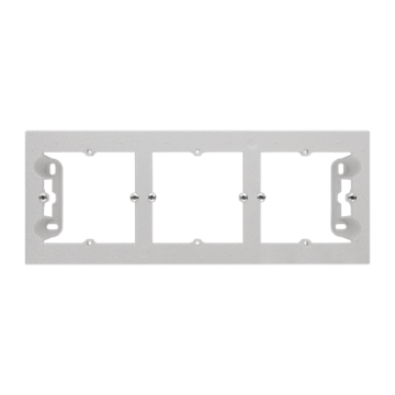 Puszka natynkowa 3-krotna aluminium mat Simon55 Kontakt-Simon TPN3/143