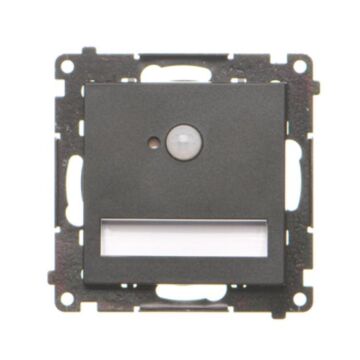 Oprawa oświetleniowa LED z czujnikiem ruchu 230V czarny mat Simon55 Kontakt-Simon TOSC4K.01/149 Oprawa oświetleniowa LED z czujnikiem ruchu 230V czarny mat Simon55 Kontakt-Simon TOSC4K.01/149