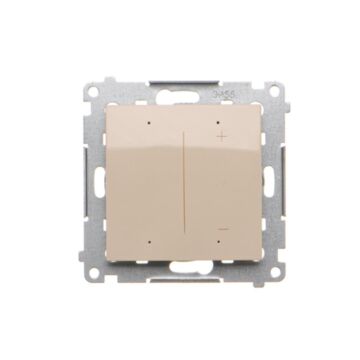 Ściemniacz do żarówek LED 230 V WiFi kremowy Simon54 GO Kontakt-Simon DESL1W.01/41