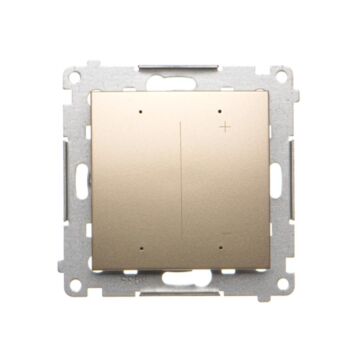 Ściemniacz do żarówek LED 230 V WiFi złoty mat Simon54 GO Kontakt-Simon DESL1W.01/44
