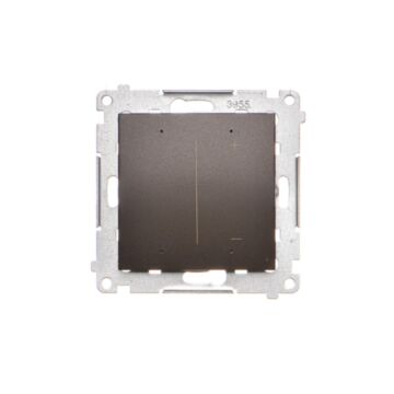 Ściemniacz do żarówek LED 230 V WiFi brąz mat Simon54 GO Kontakt-Simon DESL1W.01/46