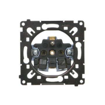 Mechanizm gniazda elektrycznego pojedynczego czarny Simon55 Kontakt-Simon SGZ1CMR
