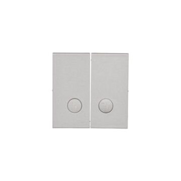 Klawisz podwójny aluminium mat Simon55 Kontakt-Simon TKW6/2L2/143 Klawisz podwójny aluminium mat Simon55 Kontakt-Simon TKW6/2L2/143