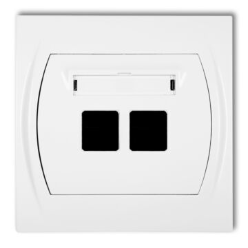 Gniazdo multimedialne bez modułu Karlik LGM-2P