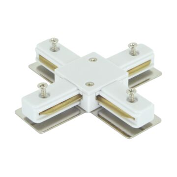 Łącznik do szynoprzewodów krzyżowy CONNECTOR X WHITE IP20 biały STRUHM 04034
