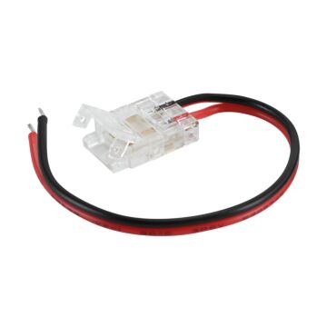 Łącznik do taśm LED COB prosty z przewodem LARGO LED CONNECTOR wire 15cm 12-24V DC IP20 STRUHM 04806