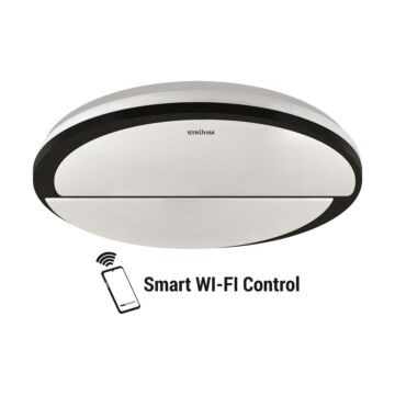 Oprawa plafon LED POLAR C 48W 4200K 3540lm 160° IP44 lampa czarna STRUHM 04078