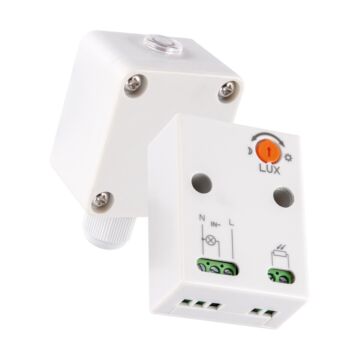 Czujnik zmierzchu ELF 15A IP65/IP20 szary STRUHM 03870