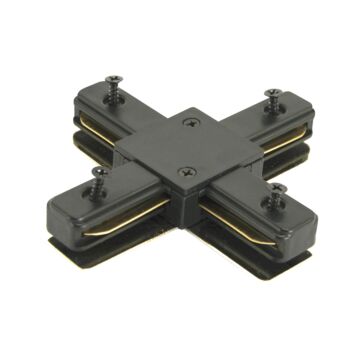 Łącznik do szynoprzewodów krzyżowy CONNECTOR X BLACK IP20 czarny STRUHM 04035