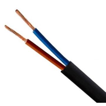 Przewód mieszkaniowy OMYp Elektrokabel/Damir T0101 OMY P 2 X 0,75 CZARN