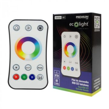 Pilot do sterownika taśm LED RGB+CCT R17 1-strefowy do V5-M dotykowy biały Eco Light EC61333