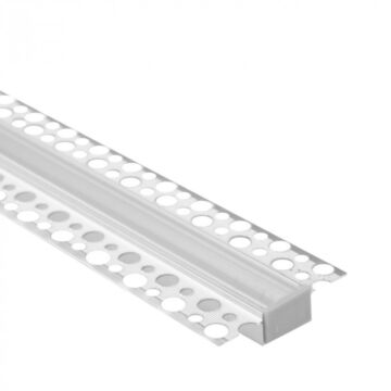 Profil do taśm LED GPS02 podtynkowy anodowany + klosz transparentny 2m Eco Light EC20939