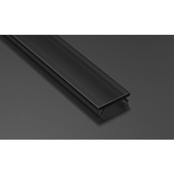 Klosz do profili LED typ X czarny 3m Eco Light EC20242 Klosz do profili LED typ X czarny 3m Eco Light EC20242