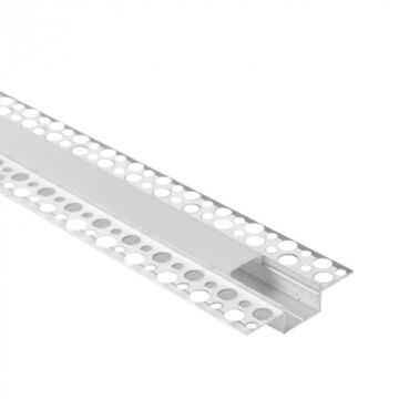 Profil do taśm LED GPS02 podtynkowy anodowany + klosz mleczny 2m Eco Light EC20938