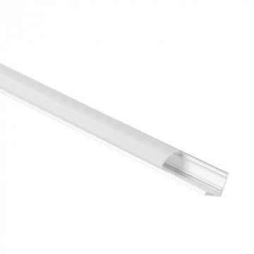 Profil do taśm LED RW02 narożny anodowany + klosz mrożony 2m Eco Light EC20862