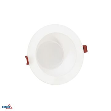Oprawa downlight LED FALED lampa wpuszczana 20W 4000K 2200lm 60° biała Bemko C70-DLF2-200-4K