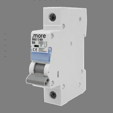 Wyłącznik nadprądowy bezpiecznik 1P B 6A 6kA 240V/415V .MORE M61149