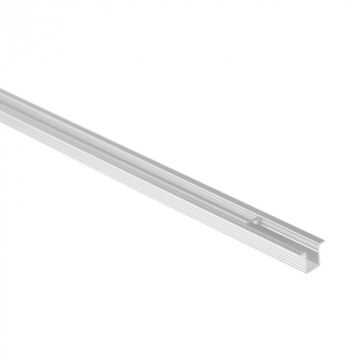 Profil do taśm LED PW02 podtynkowy anodowany + klosz transparentny 2m Eco Light EC20841