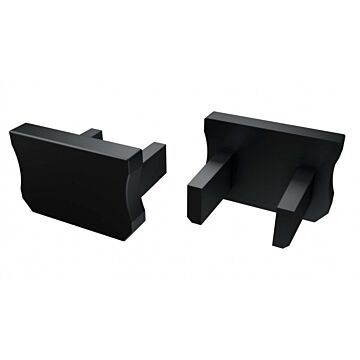 Zaślepka profilu do taśm LED X czarna Eco Light EC20264