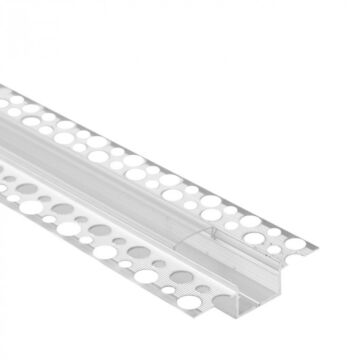 Profil do taśm LED GPS01 podtynkowy anodowany + klosz transparentny 1m Eco Light EC20949