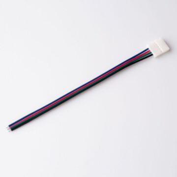 Złączka LED RGB jednostronna z przewodem 10mm Eco Light EC79629