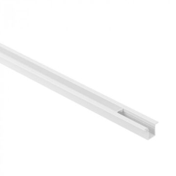 Profil do taśm LED PW02 podtynkowy biały + klosz mleczny 2m Eco Light EC20843