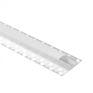 Profil do taśm LED GNS02 natynkowy anodowany + klosz mrożony 2m Eco Light EC20960